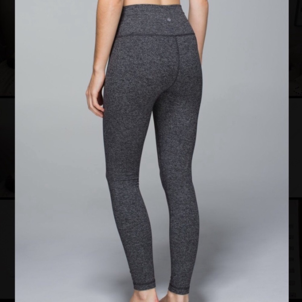 LuluLemon Herringbone High Rise Leggings
